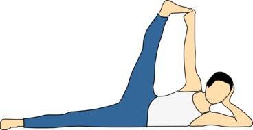 yoga exercise drawing