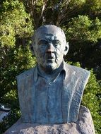 bronze monument of Jose Perez Gonzalez in Tenerife