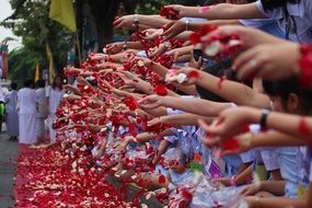 buddhists ceremony
