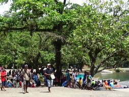 tribal village in popua new guinea