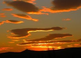 incredible sunset in georgia