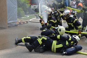 fire extinguishing using hydrants