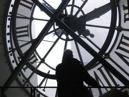 man at the big clock