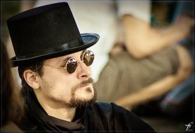 face glasses portrait