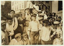 old photo of children in america