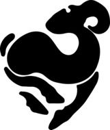 Black picture of chinese zodiac