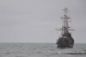 passenger ship at sea