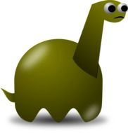 dinosaur pacman cartoon