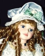 vintage porcelain doll