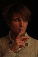 attractive positive man