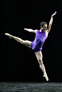 dancer of classical ballet on stage