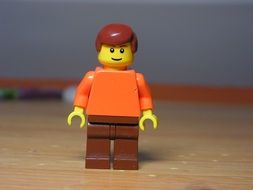 lego character on the table