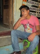 thoughtful teenager