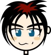 Japanese teen as a clipart
