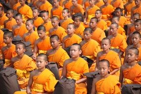 Buddhist group on meditation