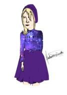 Drawing of girl clipart