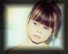 Vintage portrait of girl