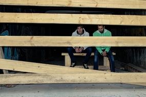 people sitting