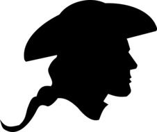 profile of a man in a hat
