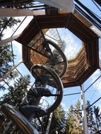 helical descent for a family walk