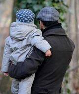 father with son