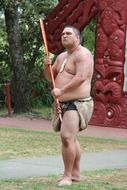 picture of the maori man