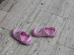 Pink small shoes