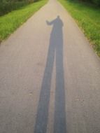 man's long shadow