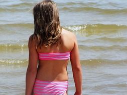 Picture of the girl is on a holiday
