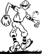 man sport person drawing