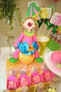 table served for little girlâs birthday party