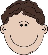 drawing of a smiling boy