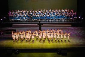 picture of the children are performing