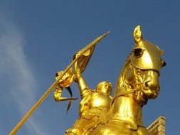 Photo of Ancient Golden statue in Paris