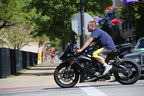 motorcyclist outdoor