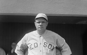 vintage baseball player