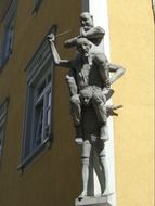 sculpture of schwaben children in ravensburg