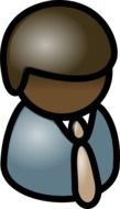 man chat tie suit drawing
