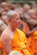 photo of a Buddhist in Asia