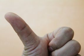 man hand