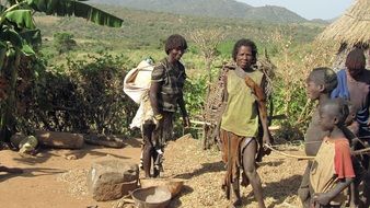 Ethiopian tribe family