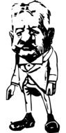 human standing drawing