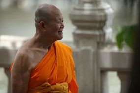old buddhist monk