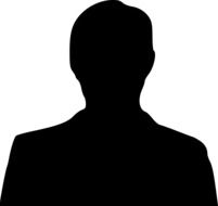 Silhouette of the Man clipart