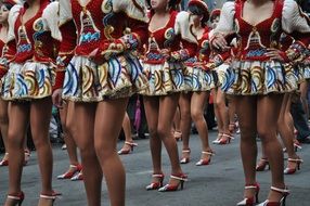 the festival of La Paz, Bolivia