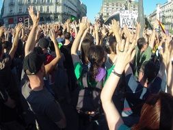 demonstration people