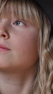 partial portrait of a girl