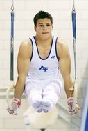 gymnastics male performance with rings