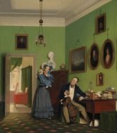 oil paintings famil by wilhelm bendz