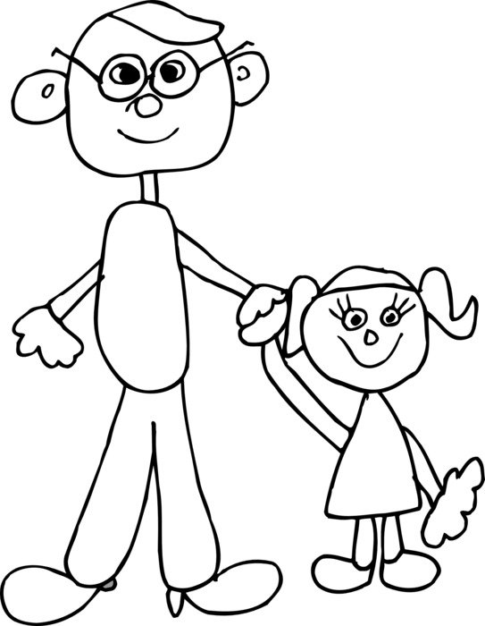 Picture of father and child